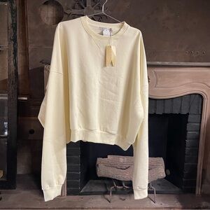 MNML Cream men’s (unisex) Sweatshirt